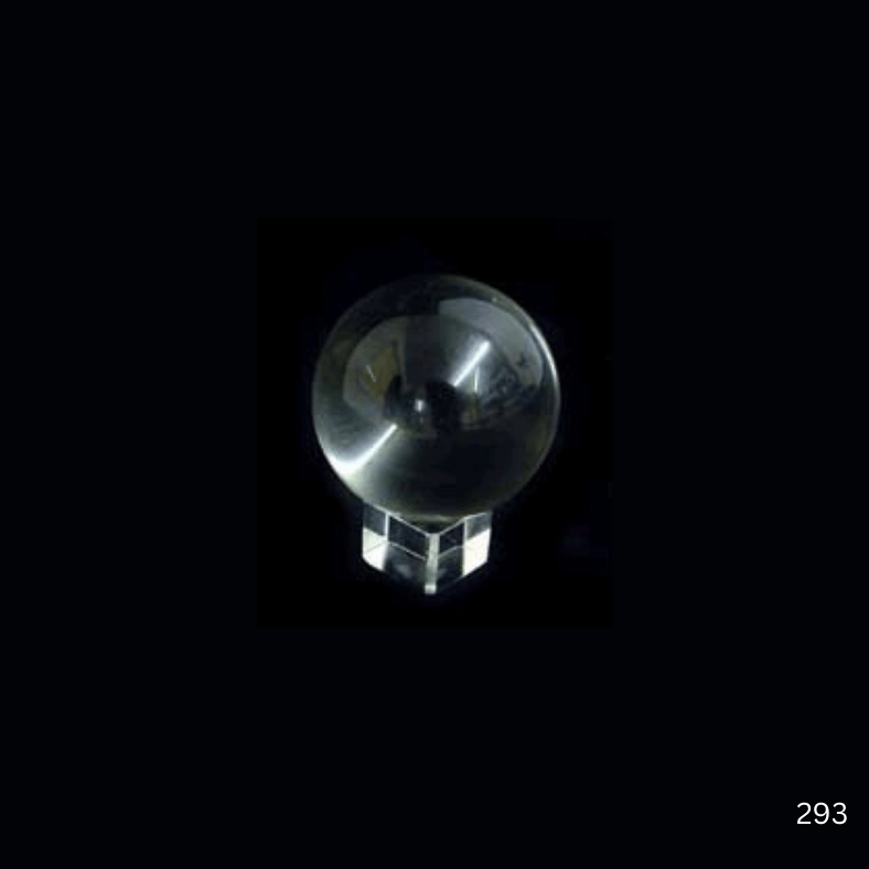 BOLA DE CRISTAL CON PEANA 06 CM