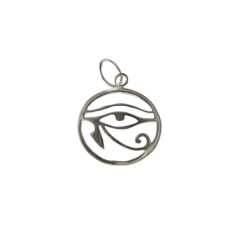 COLGANTE DE PLATA OJO DE HORUS
