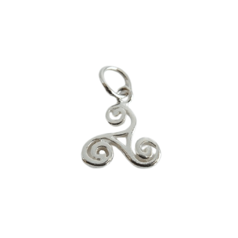 COLGANTE DE PLATA TRISKELL
