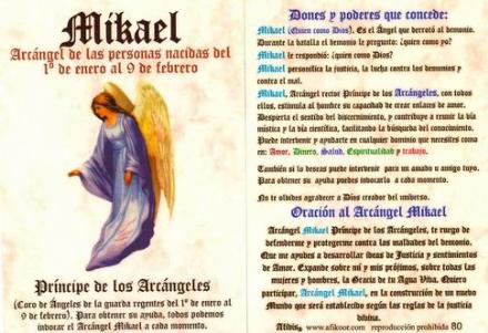 POSTAL ARCANGEL MIKAEL