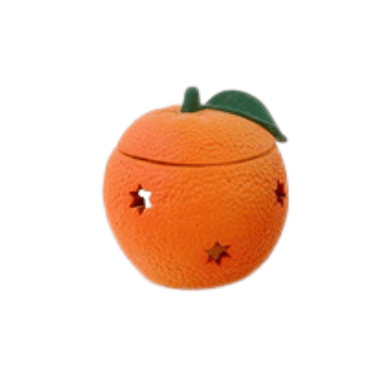 QUEMADOR DE ESENCIAS GRES NARANJA