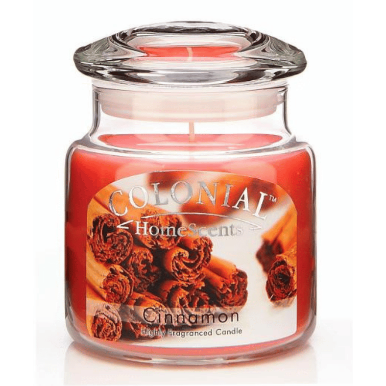 VELA AROMATICA EN FRASCO DE CRISTAL CANELA