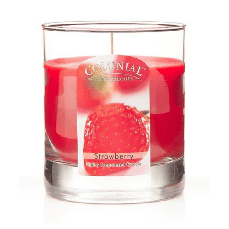 VELA AROMATICA EN VASO FRESA