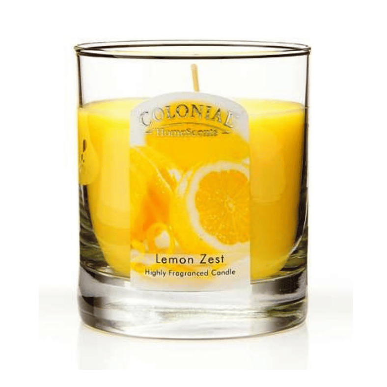 VELA AROMATICA EN VASO LIMON