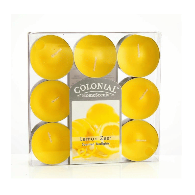 VELAS AROMATICAS DE TE LIMON