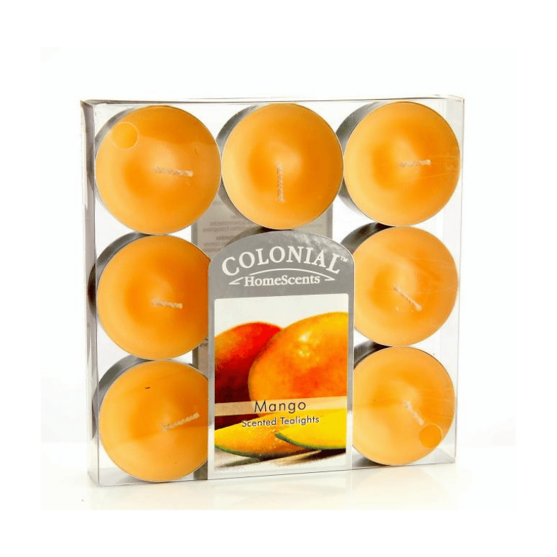 VELAS AROMATICAS DE TE MANGO