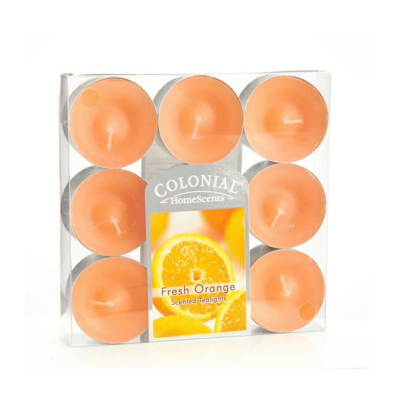 VELAS AROMATICAS DE TE NARANJA