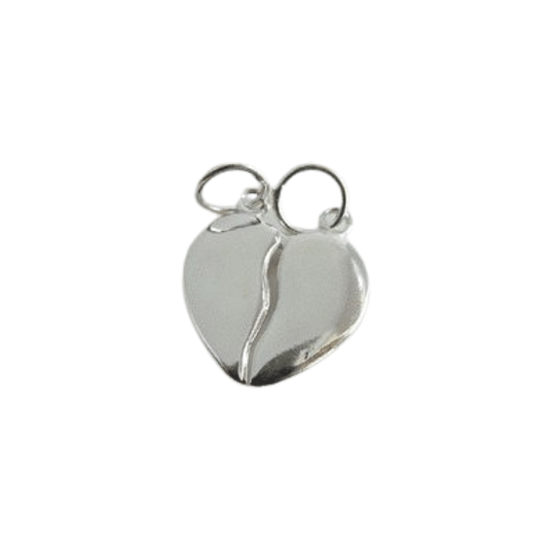COLGANTE DE PLATA CORAZON UNION